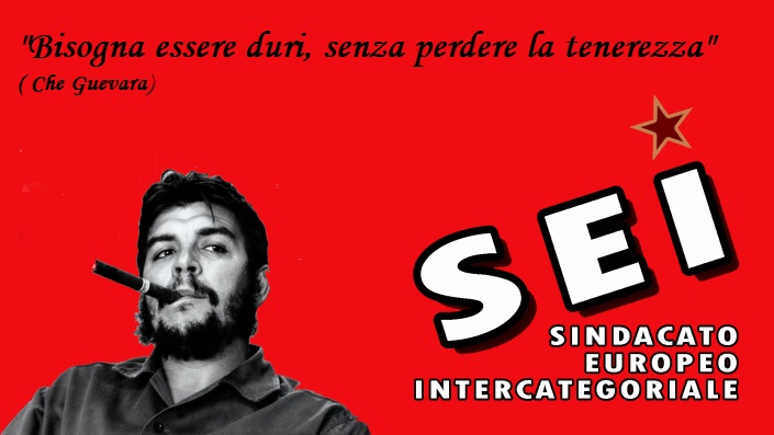 logoseimodificato con frase Che Guevara (SEI ottobre 2017)