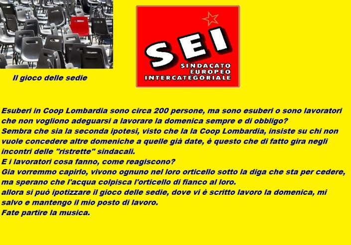 Il gioce delle sedie (SEI marzo 2017)