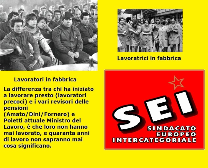 Lavoratori precoci SEI giugno 2017